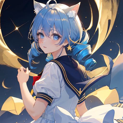 Lexica - Anime art, student girl, school uniform, cute