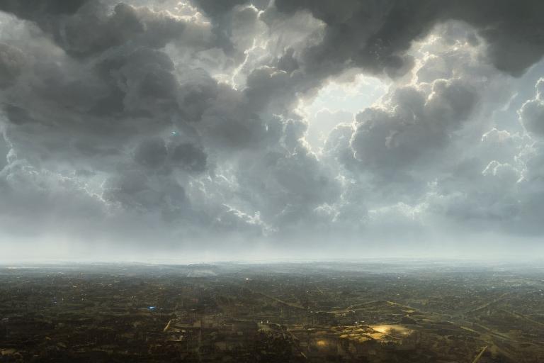 hyper realistic clouds, illustrated by greg rutkowski, beautiful volumetric lighting, intricate, ultra detailed, photorealistic, trending on artstation, octane render, 8 k
