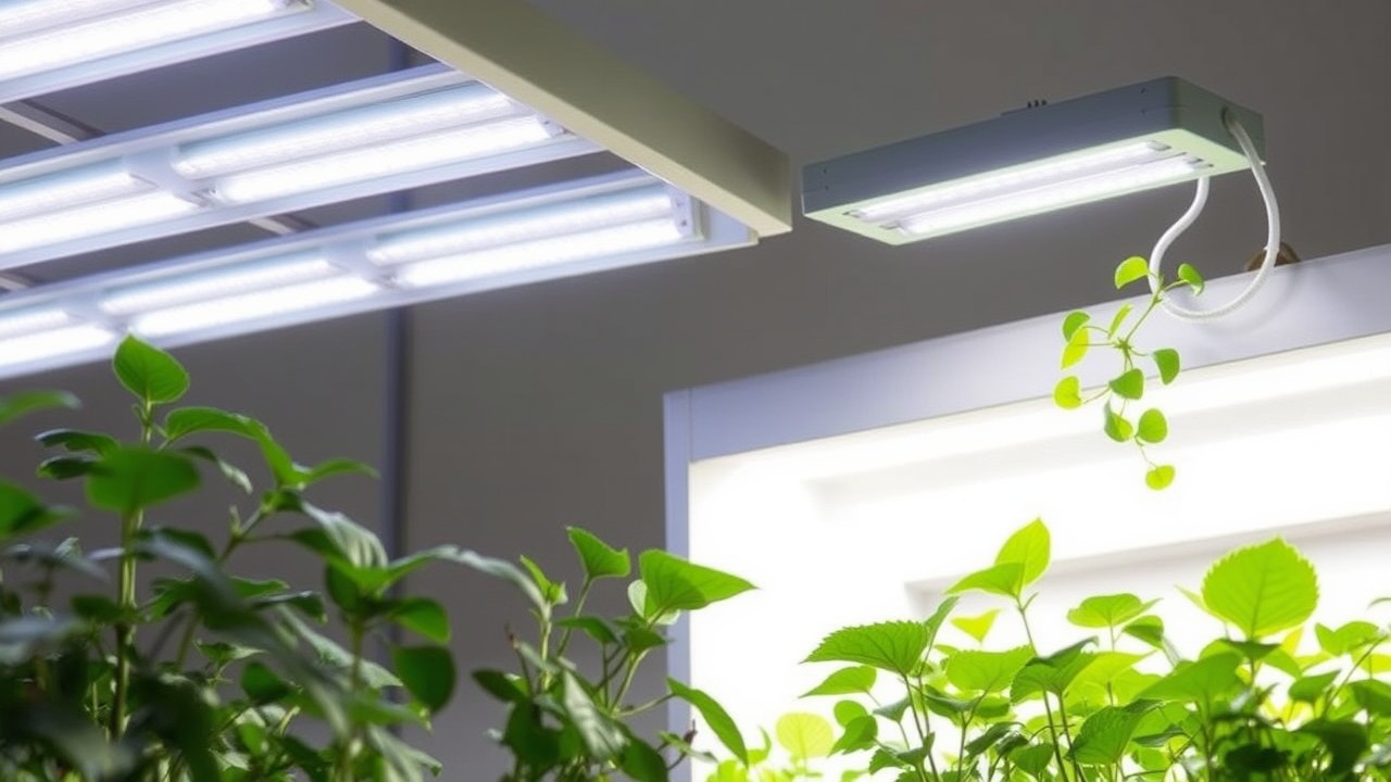 Fluorescent Grow Lights for indoor plants